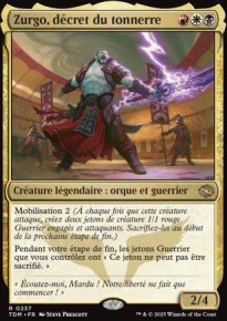 Zurgo, dcret du tonnerre - Tarkir: Dragonstorm