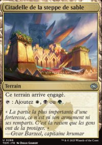 Citadelle de la steppe de sable - Tarkir: Dragonstorm