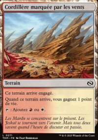 Cordillre marque par les vents - Tarkir: Dragonstorm