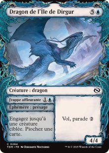 Dragon de l'le de Dirgur<br>Frappe affleurante - Tarkir: Dragonstorm