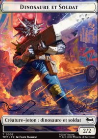 Dinosaure et Soldat - Teenage Mutant Ninja Turtles