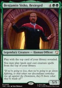 Benjamin Sisko, Besieged - Star Trek Commander Decks