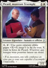 Picard, montrant l'exemple - Star Trek