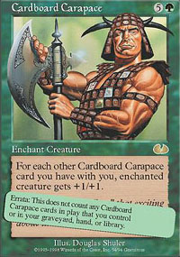 Carapace en cartes - 