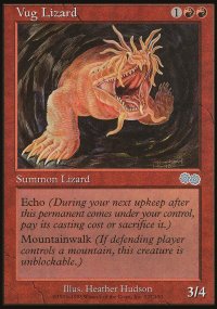 Lézard des cavernes - Urza's Saga